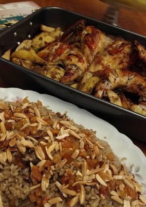 صورة لوصفة ارز بالخلطة