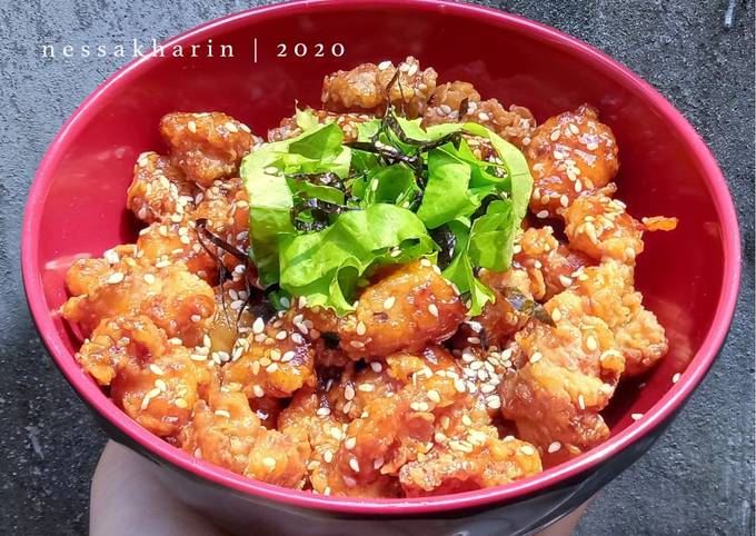 _ Korean Honey Crispy Chicken (Ayam Krispi Madu Korea)