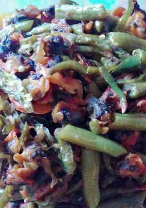 Foto resep 2 - Kerang buncis cabe ijo #5resepterbaruku