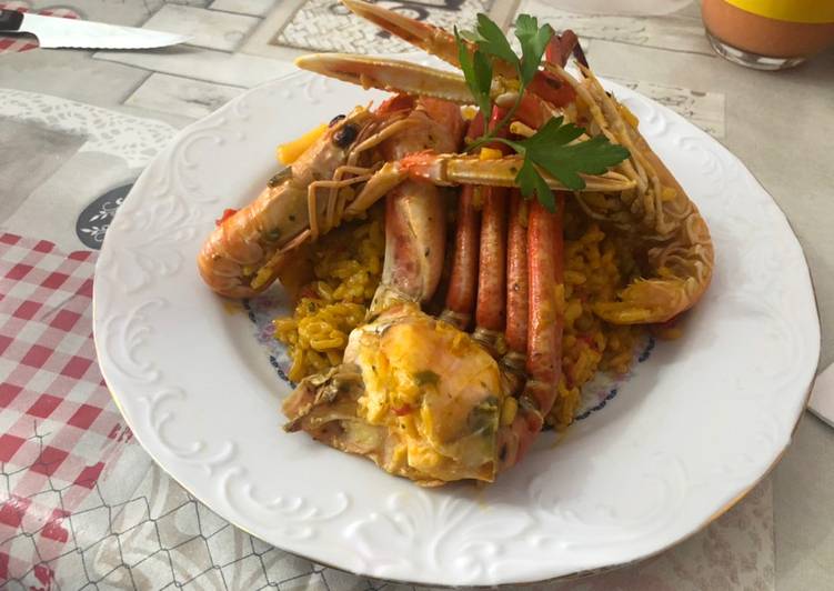 Arroz con cigalas y cuerpos otro arroz para la colección
