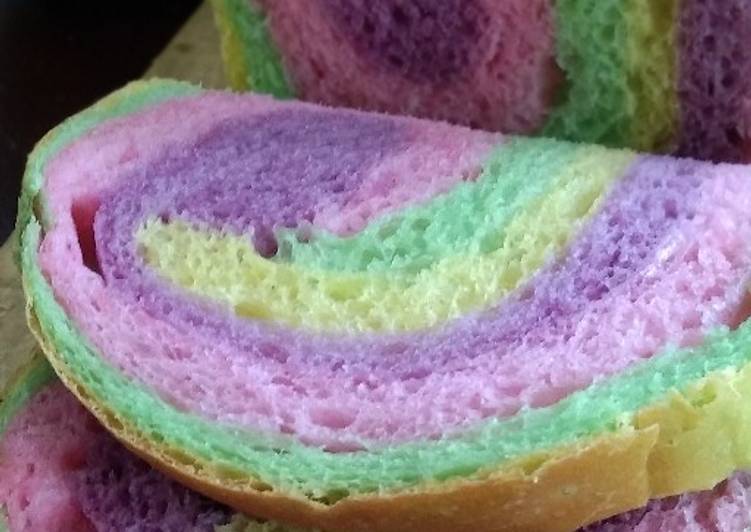 Resep Vegan Bread (Rainbow) yang Bikin Ngiler