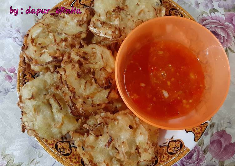 Resep Bakwan sayur + sambel simple Anti Gagal