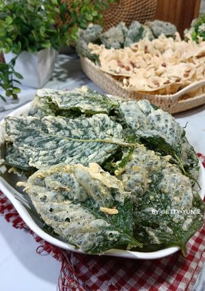 Foto resep Peyek Bayam