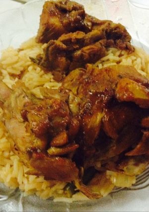 A picture of Chicken plus rice recipe.