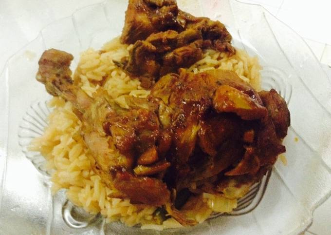 Easiest Way to Make Award-winning Chicken plus rice recipe