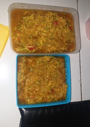 Foto resep Rujak mangga serut endul