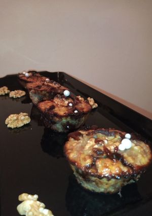 Una foto de Muffin de banana 🍌❤️ rico y saludable