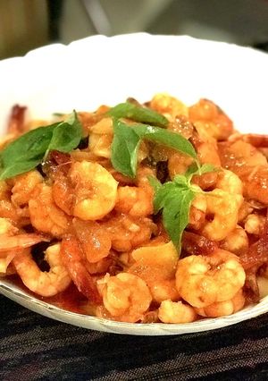 Foto resep Udang asam manis