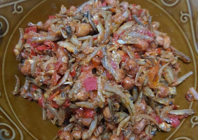 Resep masakan Balado Teri Kacang | Bahan Membuat Balado Teri Kacang Yang Bikin Ngiler