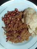 Nasi goreng suir daging