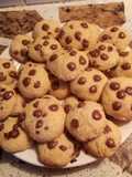 Cookies con chips de chocolate