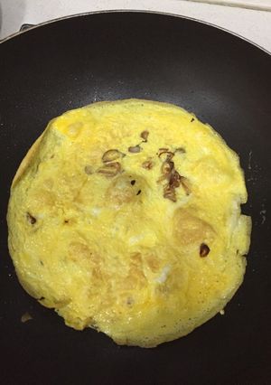 Hình của món Trứng chiên hành cơ bản.