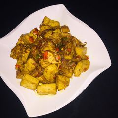 A picture of Spicy tofu (awara).