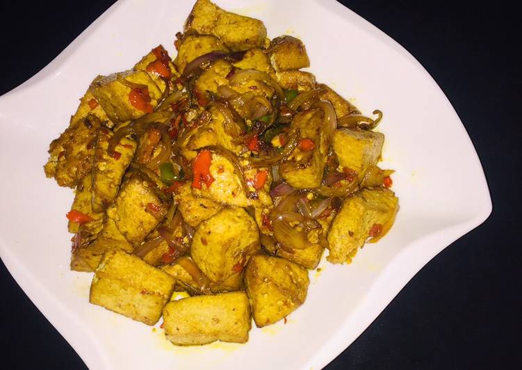 Spicy tofu (awara)