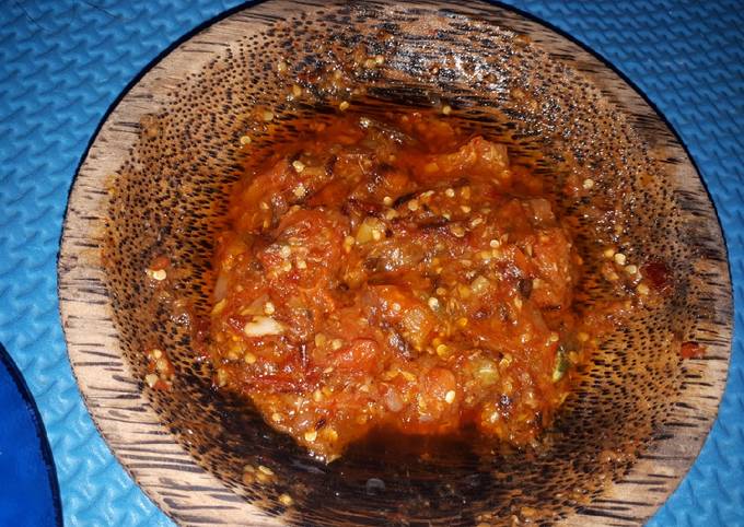 Langkah Mudah untuk Membuat Sambel tomat ala pecel lele Anti Gagal