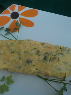 Una foto de Tortilla de julivert (perejil)