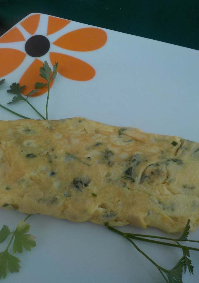 Una foto de Tortilla de julivert (perejil)
