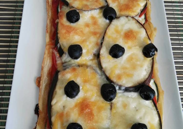 Verduras en hojaldre