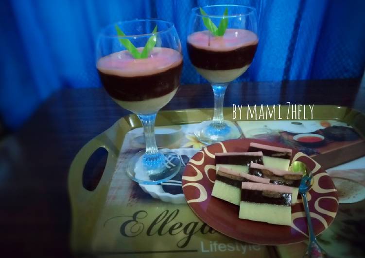 Puding Tawar Lapis Timtam