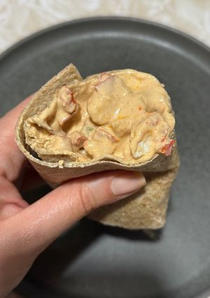 Φωτογραφία της συνταγής Wrap τορτίγιας με κοτόπουλο και γιαούρτι