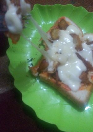 Foto resep Roti pizza kw