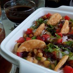 A picture of Papri Chat.