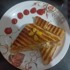 A picture of PANEER CORN Grill Sandwich.