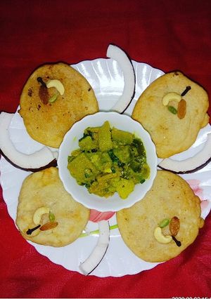 নারকেল ক্ষীর পোয়া (narkel kheer poa recipe in Bengali) রেসিপির প্রধান ছবি