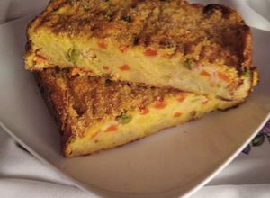 Foto di Gateau di patate con pisellini e carote