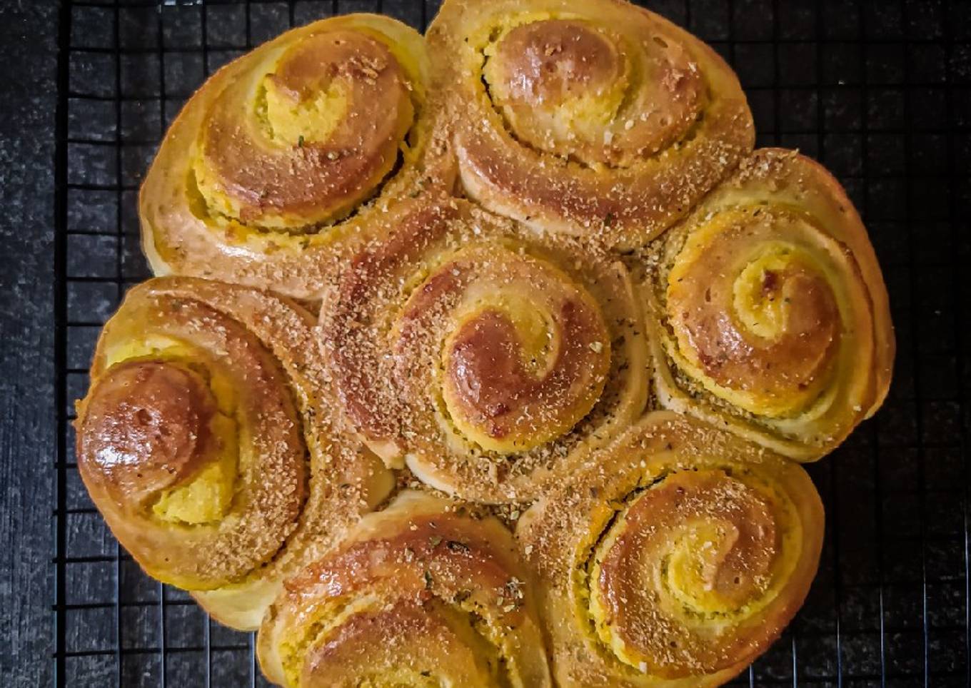 Cara Gampang Membuat Garlic roll bread Anti Gagal