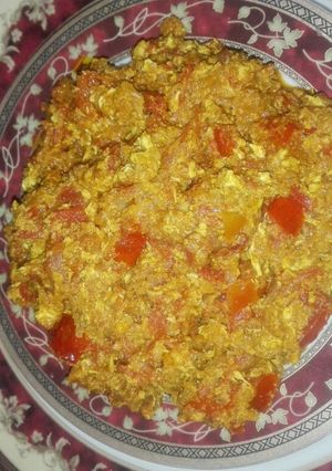 عکسی از دستور املت (خاگ تماته)