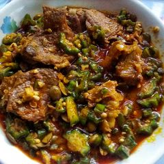 A picture of Simple Okra Soup.