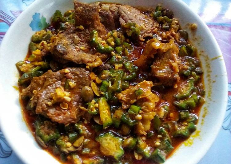 Recipe of Perfect Simple Okro Soup