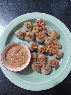 Foto resep Cilok Ebi Kuah Kacang