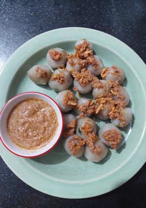 Foto resep Cilok Ebi Kuah Kacang
