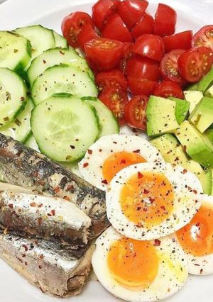 A picture of Sardine salad.