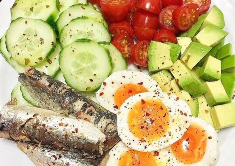 Steps to Cook Delicious Sardine salad