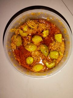 બાફેલા ગુંદા નું અથાણું (Bafela Gunda Athanu Recipe In Gujarati) રેસીપી મુખ્ય ફોટો