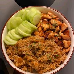 A picture of Chicken rice bowl.