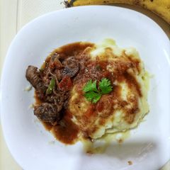 A picture of Creamy mashed potato.