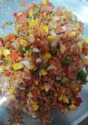 મેગી ભેળ રેસીપી મુખ્ય ફોટો