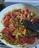 Peperonata italiana sabrosa y fácil