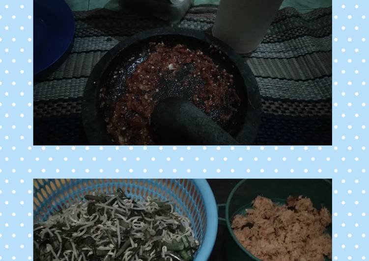 Urap-urap sayur ala kadarnya