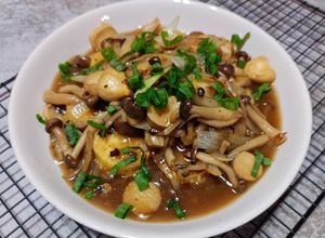 Foto resep Tumis tofu jamur Shimeji dan king oyster