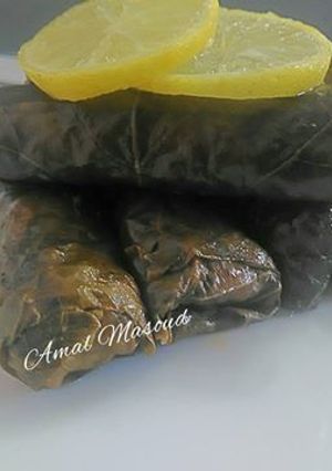 صورة لوصفة محشي ورق العنب