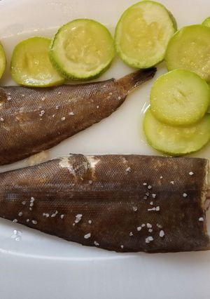 Foto principal de Lenguados y calabacín al horno