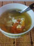 Sopa + papa...+🥚