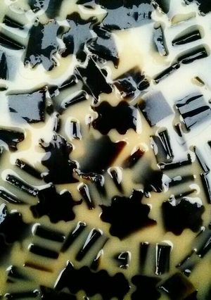 Foto resep Cincau teh susu (milk tea with grass jelly)