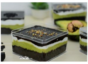 Foto resep Brownies Alpukat Lumer (Dessert Box)