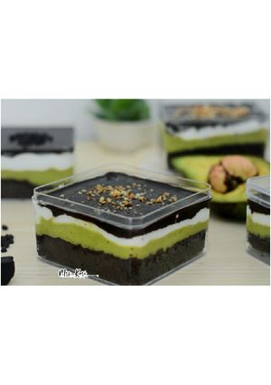 Foto resep Brownies Alpukat Lumer (Dessert Box)
